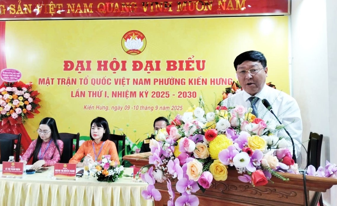 Đại hội đại biểu MTTQ Việt Nam phường Kiến Hưng lần thứ I: Xây dựng khối đại đoàn kết vững chắc- Ảnh 2.