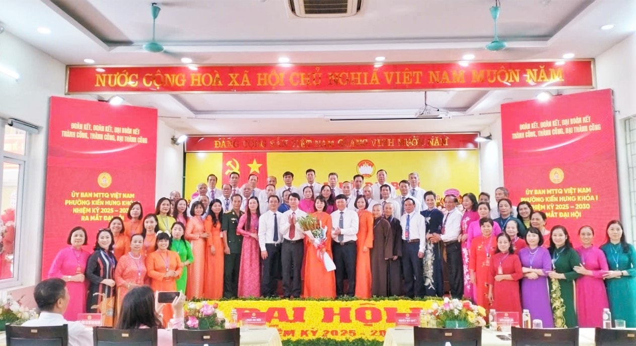 Đại hội đại biểu MTTQ Việt Nam phường Kiến Hưng lần thứ I: Xây dựng khối đại đoàn kết vững chắc- Ảnh 5.