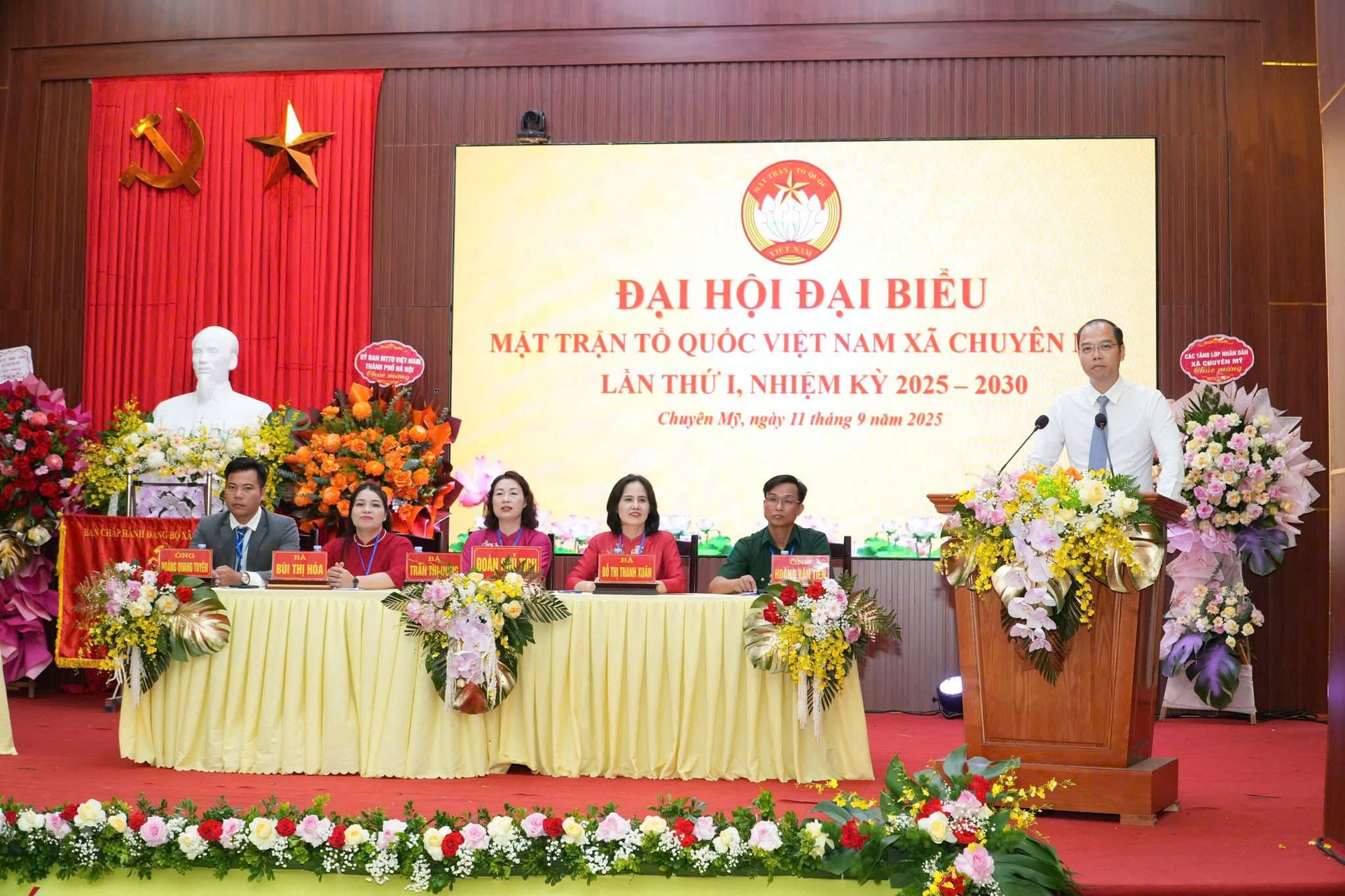 Đồng chí Đỗ Thị Thanh Xuân được hiệp thương giữ chức Chủ tịch Ủy ban MTTQ Việt Nam xã Chuyên Mỹ- Ảnh 5.