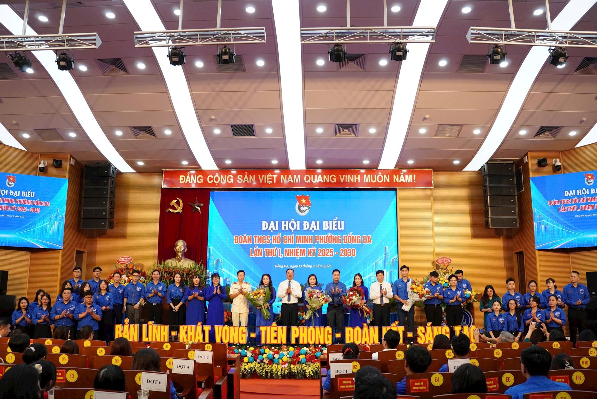Đại hội đại biểu Đoàn TNCS Hồ Chí Minh phường Đống Đa lần thứ I, nhiệm kỳ 2025 - 2030 thành công tốt đẹp.- Ảnh 3.
