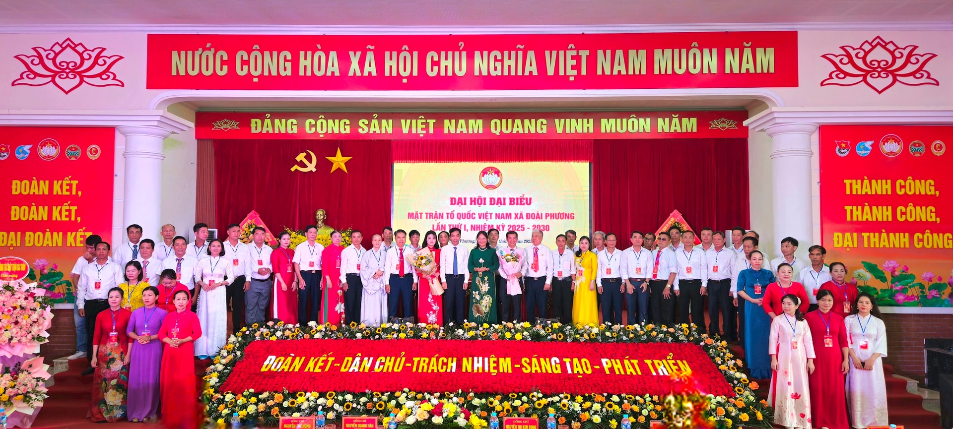 160 đại biểu dự Đại hội Mặt trận Tổ quốc xã Đoài Phương lần thứ I- Ảnh 8.