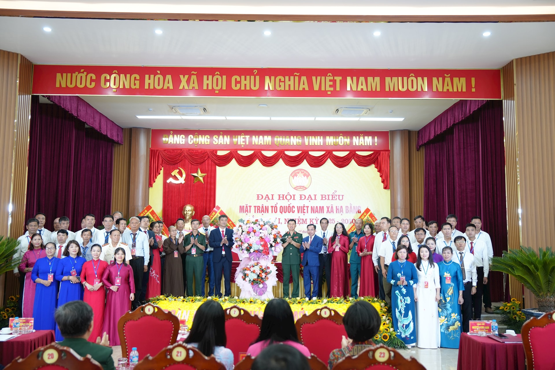 Đại hội Mặt trận Tổ quốc xã Hạ Bằng lần thứ I thành công tốt đẹp- Ảnh 5.