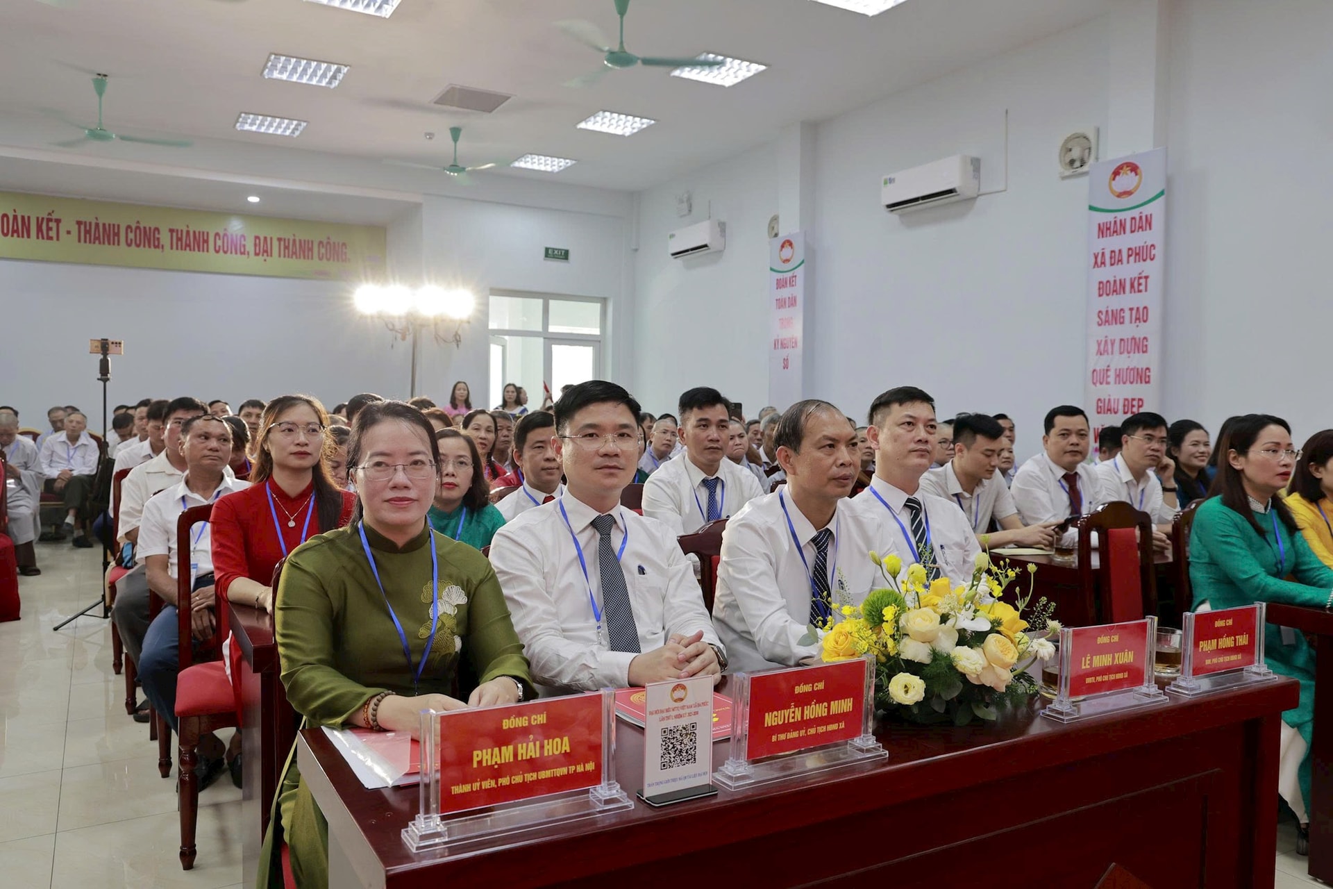 Đại hội MTTQ Việt Nam xã Đa Phúc thành công tốt đẹp- Ảnh 1.