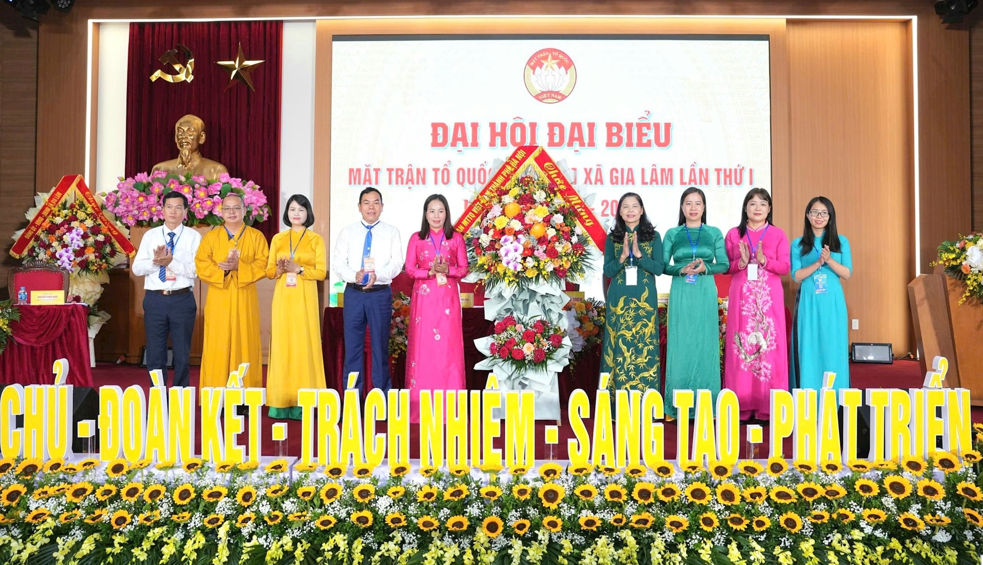 Đại hội đại biểu Mặt trận Tổ quốc xã Gia Lâm lần thứ I thành công tốt đẹp- Ảnh 1.