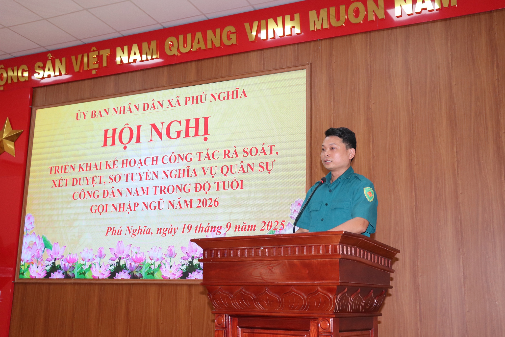Xã Phú Nghĩa: Triển khai công tác rà soát, sơ tuyển nghĩa vụ quân sự năm 2026- Ảnh 2.