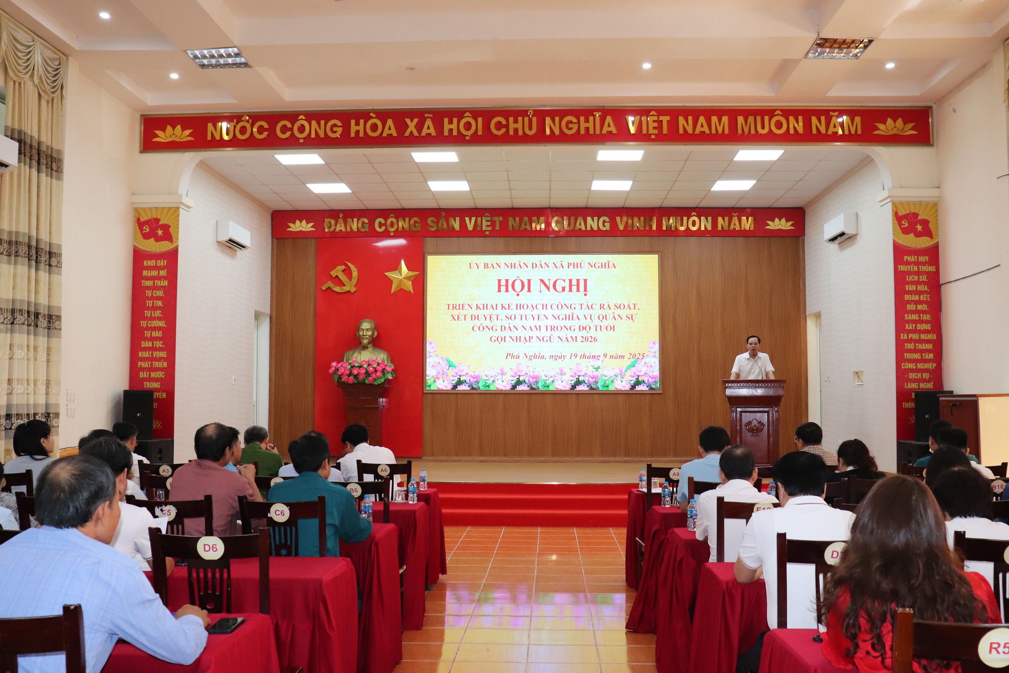 Xã Phú Nghĩa: Triển khai công tác rà soát, sơ tuyển nghĩa vụ quân sự năm 2026- Ảnh 1.