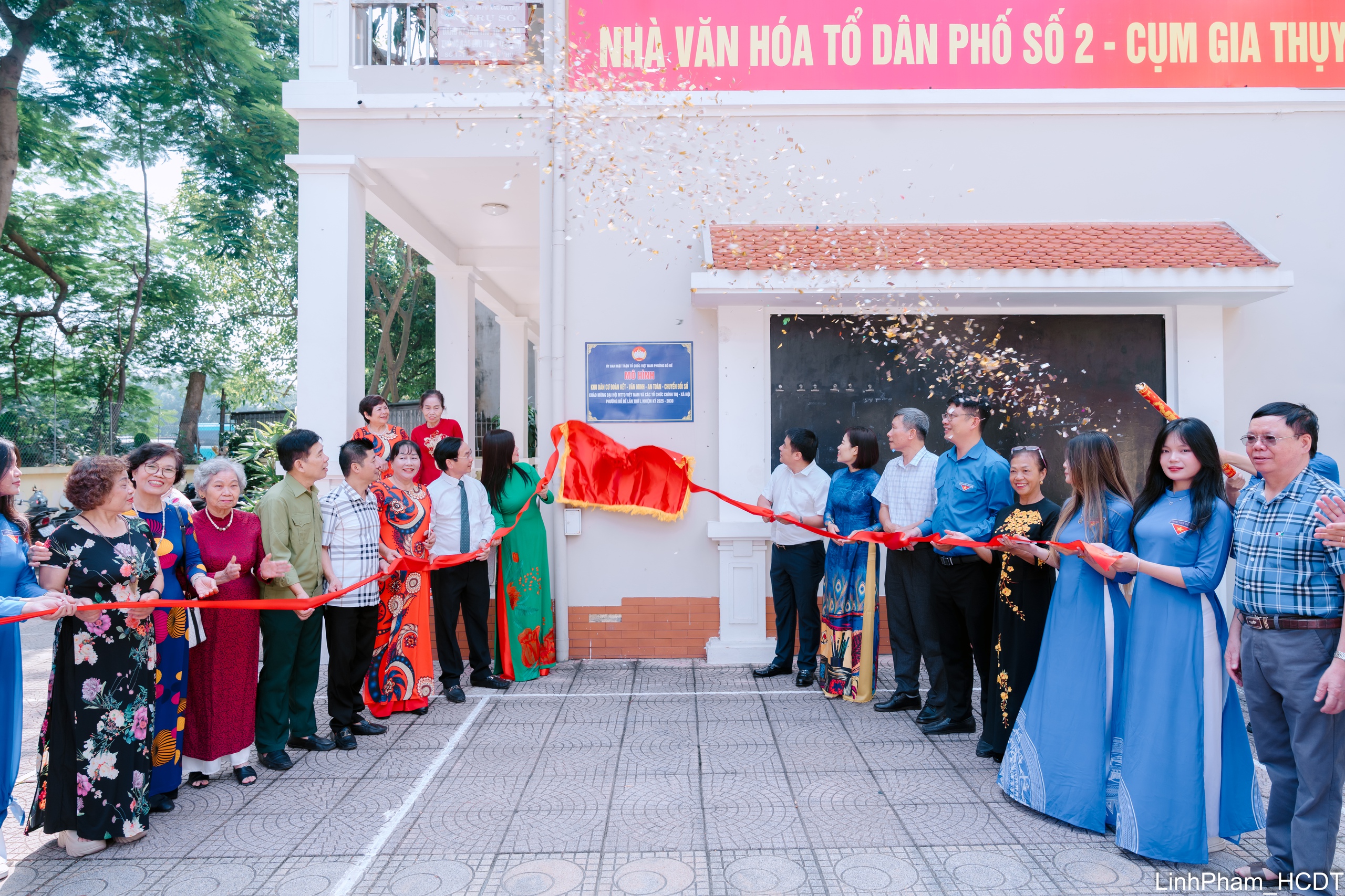 Bo De Ward modelleket mutat be a Vietnami Hazafias Front kongresszusának üdvözlésére - 4. kép. Phường Bồ Đề ra mắt các mô hình chào mừng Đại hội Mặt trận Tổ quốc- Ảnh 4.