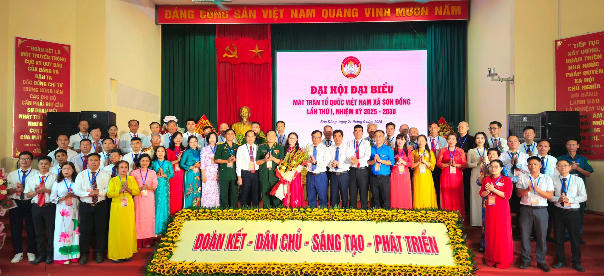 Đại hội đại biểu Ủy ban MTTQ xã Sơn Đồng lần thứ I thành công tốt đẹp- Ảnh 6.