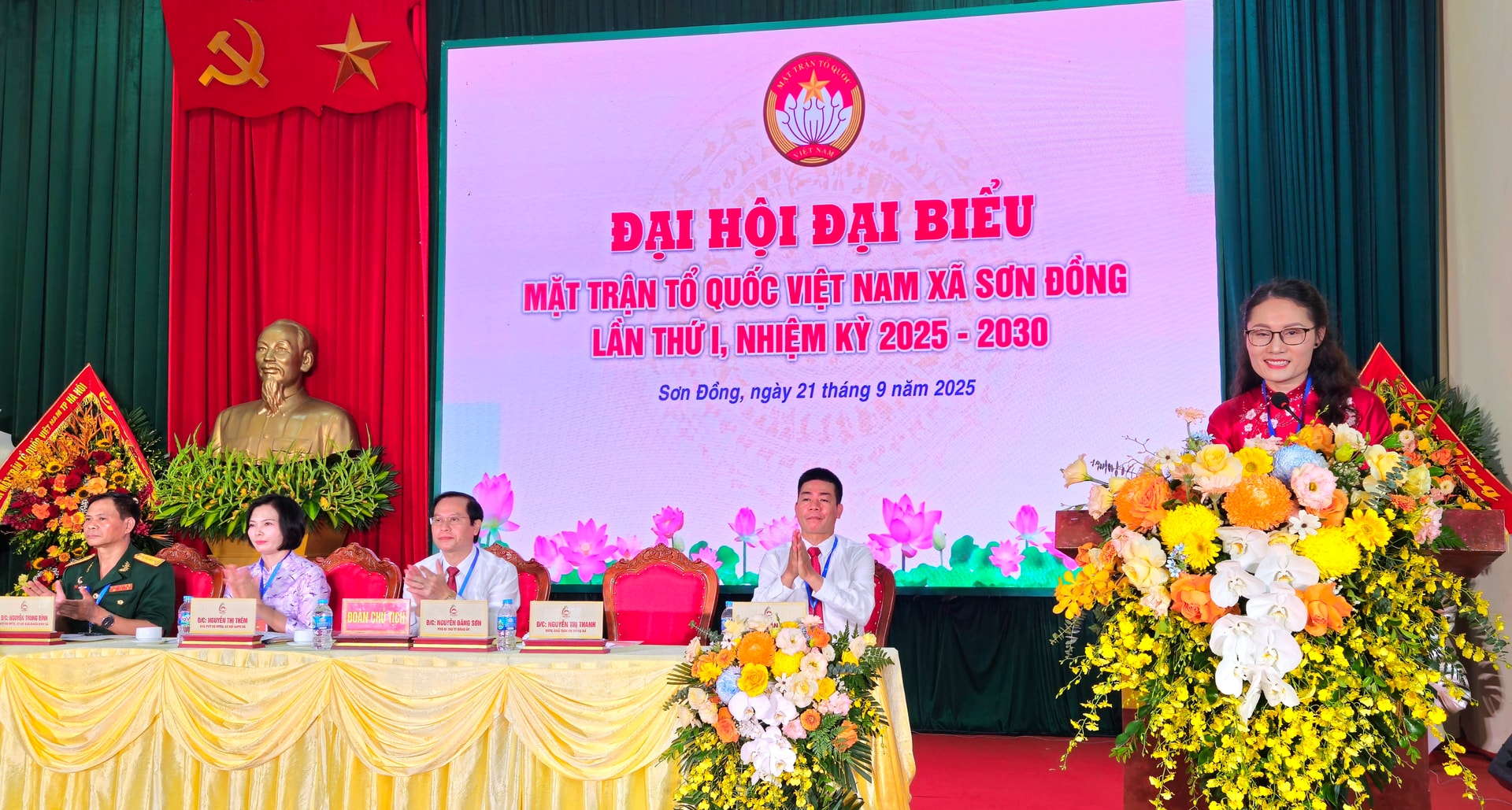 Đại hội đại biểu Ủy ban MTTQ xã Sơn Đồng lần thứ I thành công tốt đẹp- Ảnh 3.