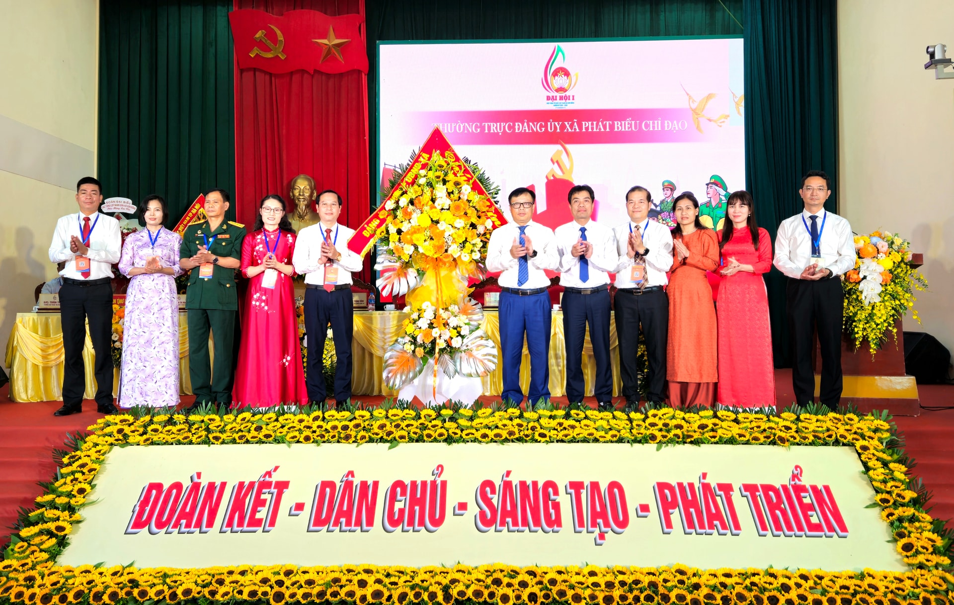 Đại hội đại biểu Ủy ban MTTQ xã Sơn Đồng lần thứ I thành công tốt đẹp- Ảnh 1.