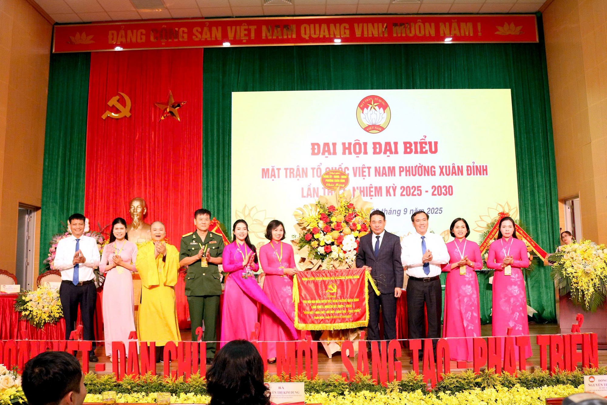 Đại hội đại biểu MTTQ Việt Nam phường Xuân Đỉnh lần thứ I thành công tốt đẹp- Ảnh 4.