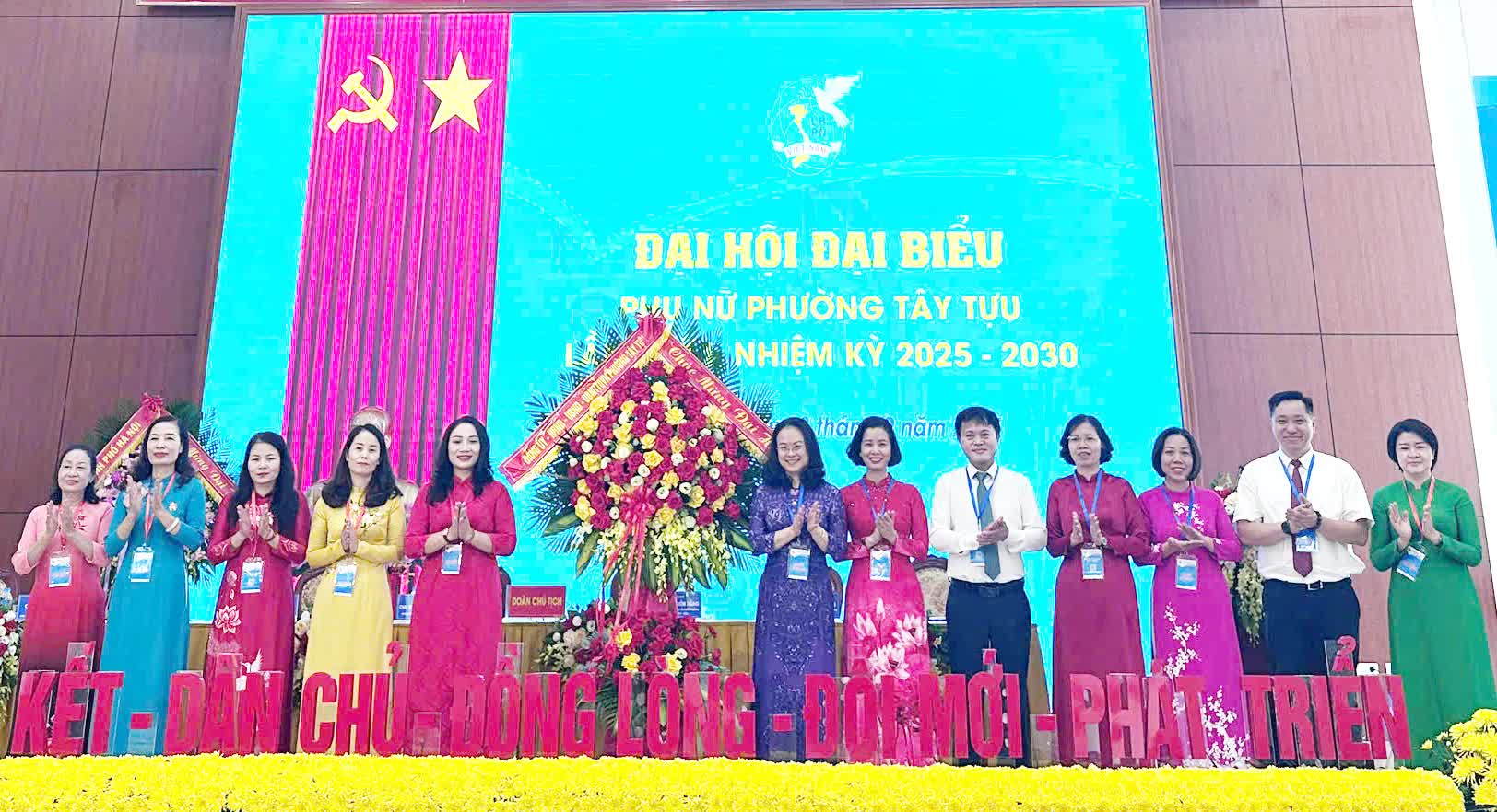 Đại hội đại biểu Hội Liên hiệp Phụ nữ phường Tây Tựu lần thứ I thành công tốt đẹp- Ảnh 3.