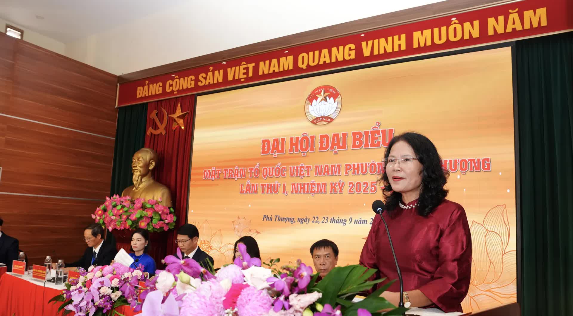 Đại hội đại biểu MTTQ Việt Nam phường Phú Thượng lần thứ I thành công tốt đẹp- Ảnh 3.