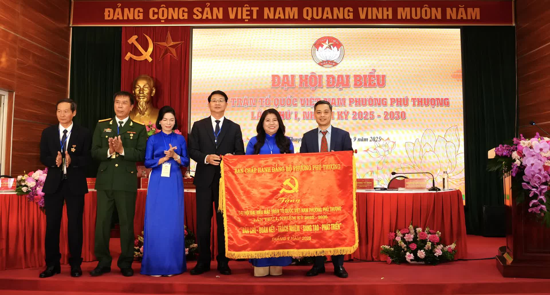 Đại hội đại biểu MTTQ Việt Nam phường Phú Thượng lần thứ I thành công tốt đẹp- Ảnh 2.