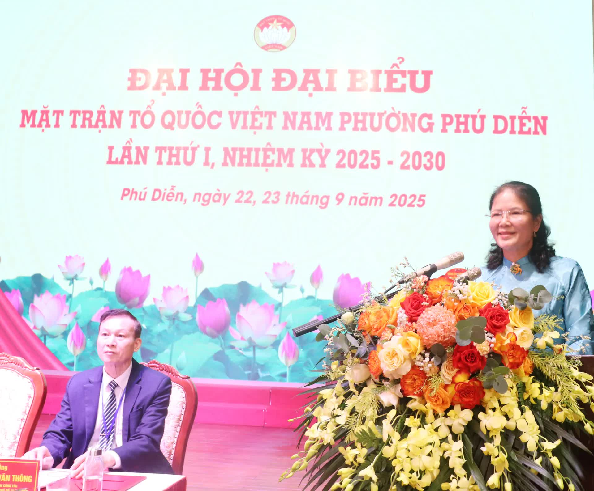 Đại hội đại biểu MTTQ Việt Nam phường Phú Diễn lần thứ I thành công tốt đẹp- Ảnh 1.
