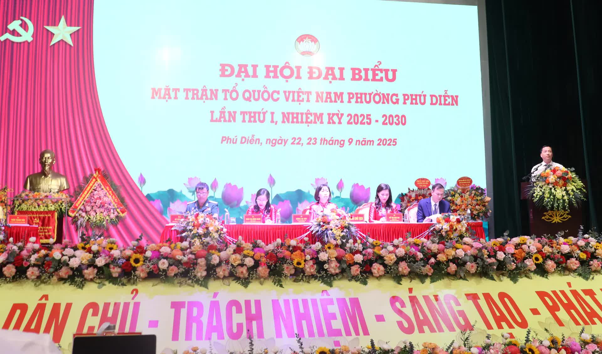 Đại hội đại biểu MTTQ Việt Nam phường Phú Diễn lần thứ I thành công tốt đẹp- Ảnh 5.