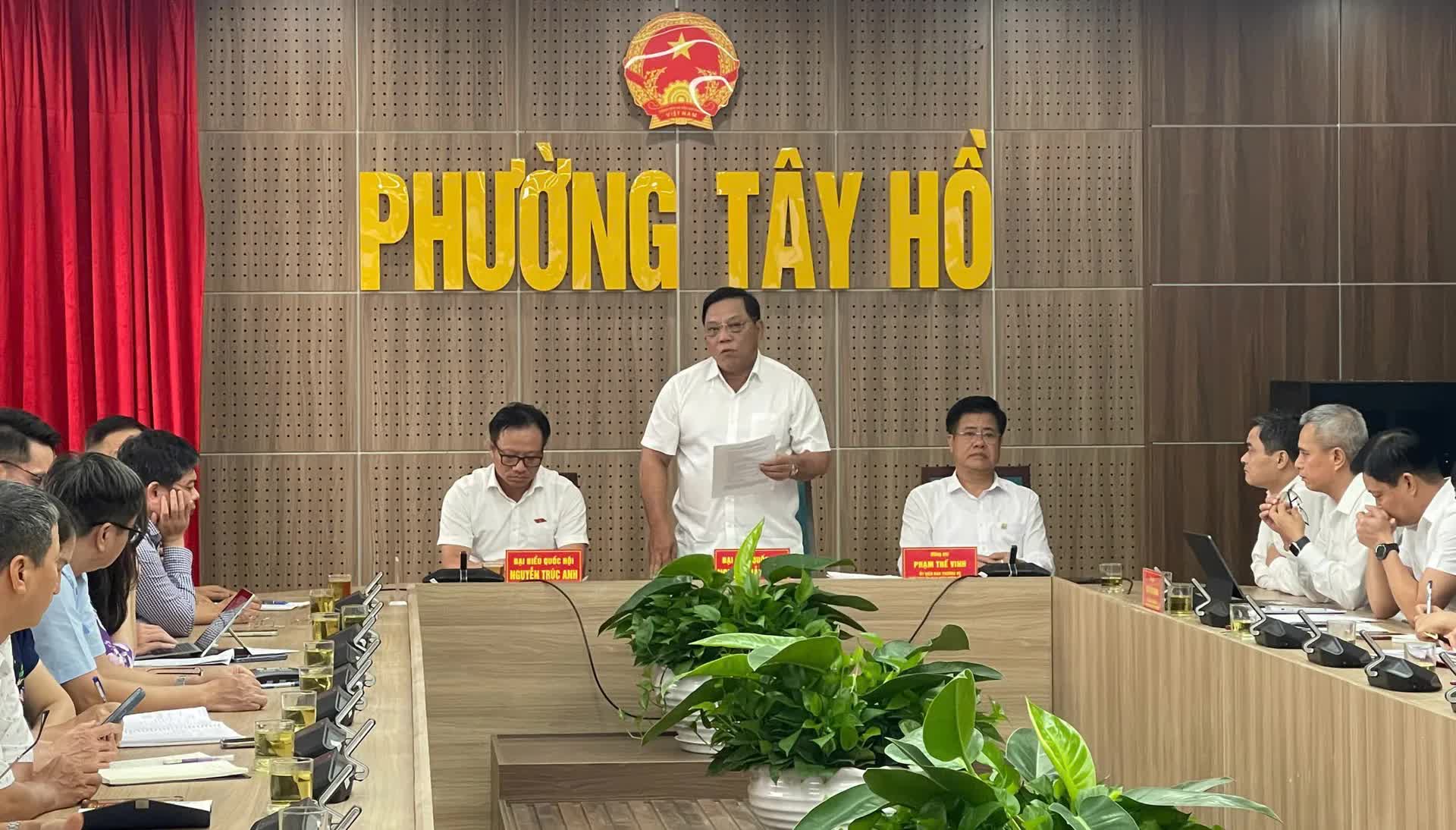 Tổ đại biểu Quốc hội thành phố Hà Nội - đơn vị bầu cử số 5 tiếp xúc cử tri trước kỳ họp thứ 10- Ảnh 3.