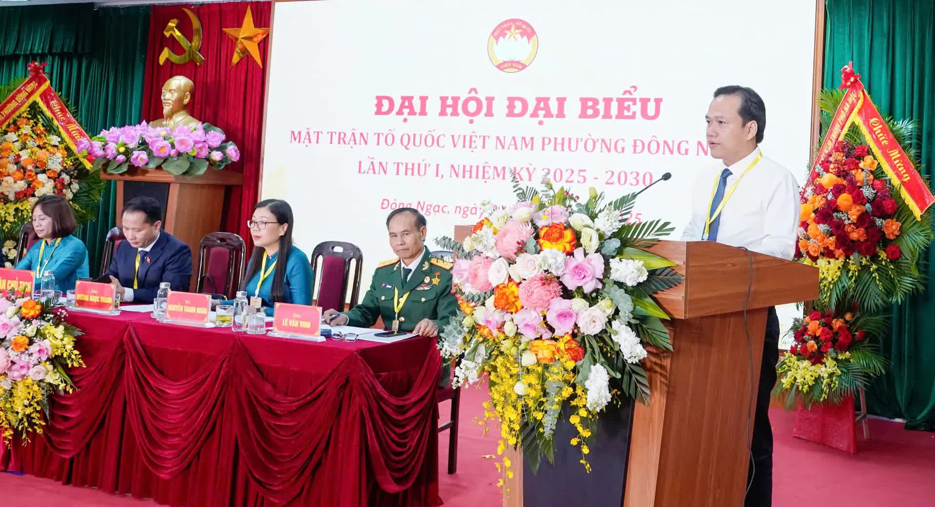 Đại hội đại biểu MTTQ Việt Nam phường Đông Ngạc lần thứ I thành công tốt đẹp- Ảnh 3.