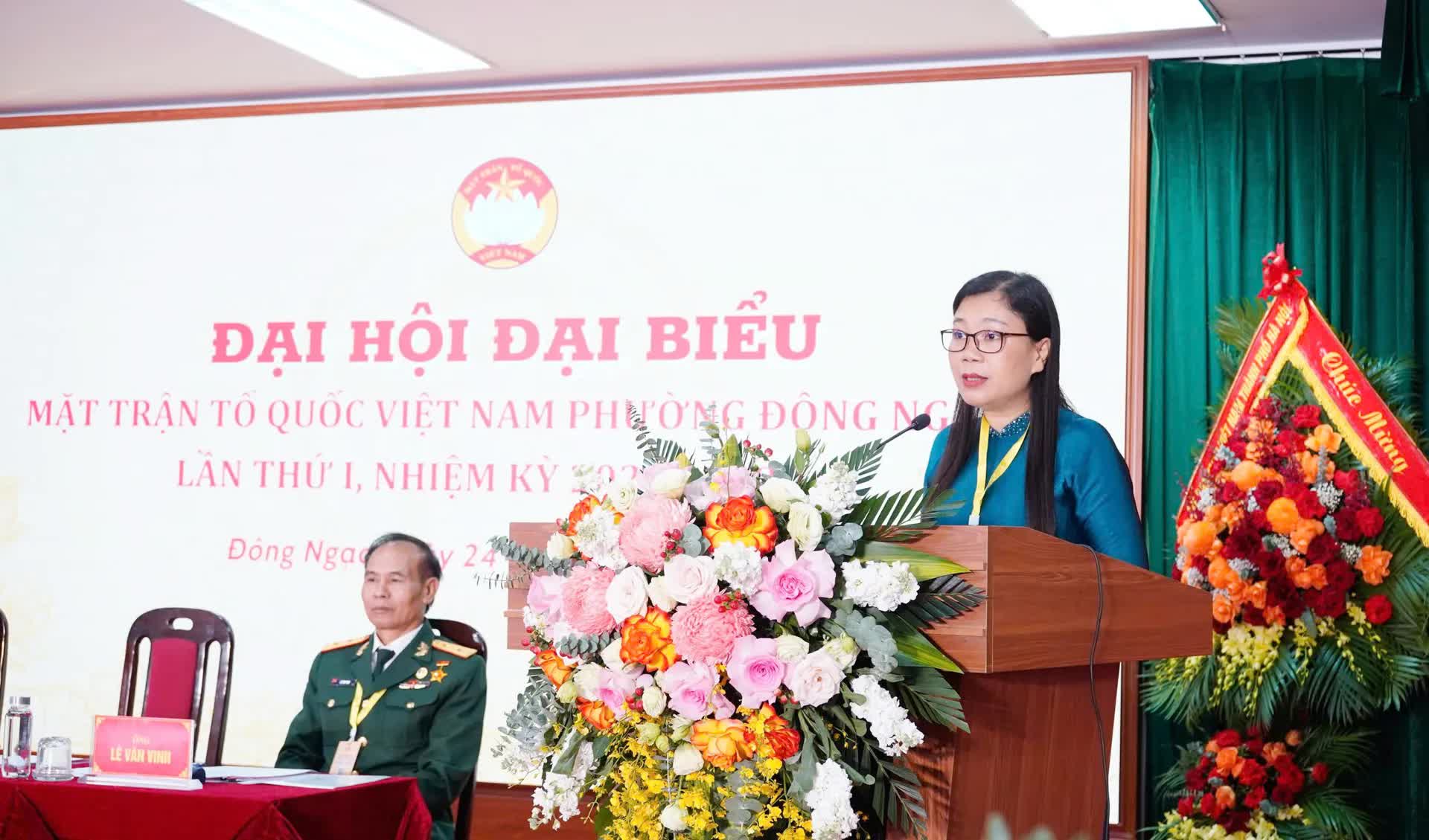 Đại hội đại biểu MTTQ Việt Nam phường Đông Ngạc lần thứ I thành công tốt đẹp- Ảnh 6.