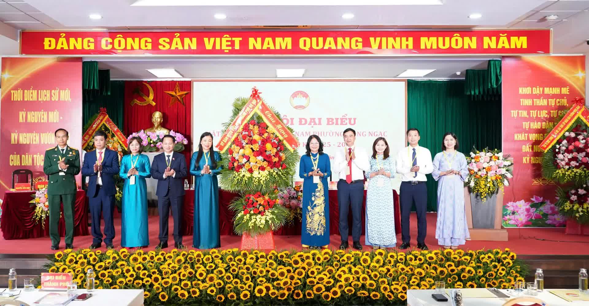 Đại hội đại biểu MTTQ Việt Nam phường Đông Ngạc lần thứ I thành công tốt đẹp- Ảnh 1.