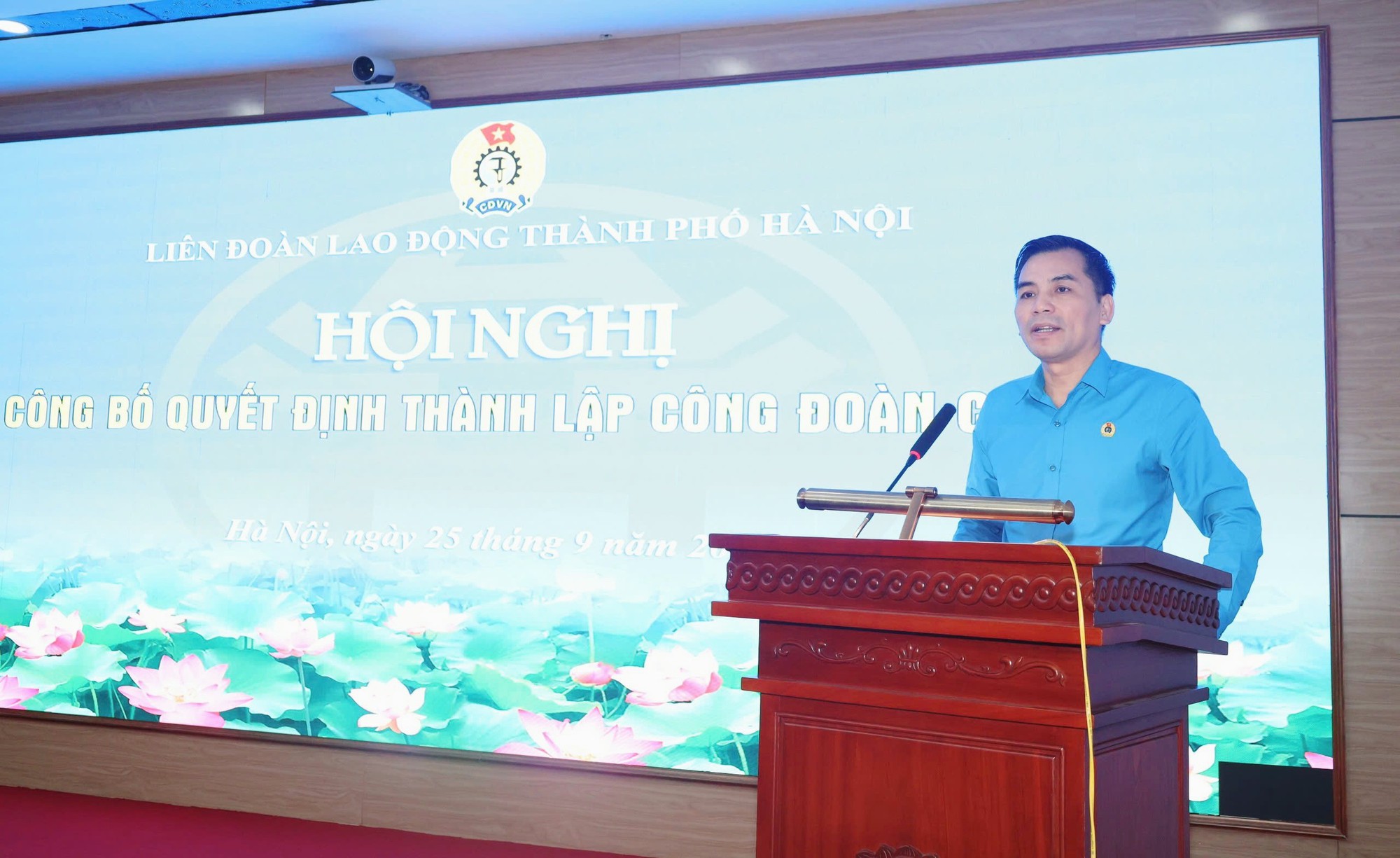 Liên đoàn Lao động thành phố Hà Nội thành lập 34 Công đoàn cơ sở- Ảnh 2.