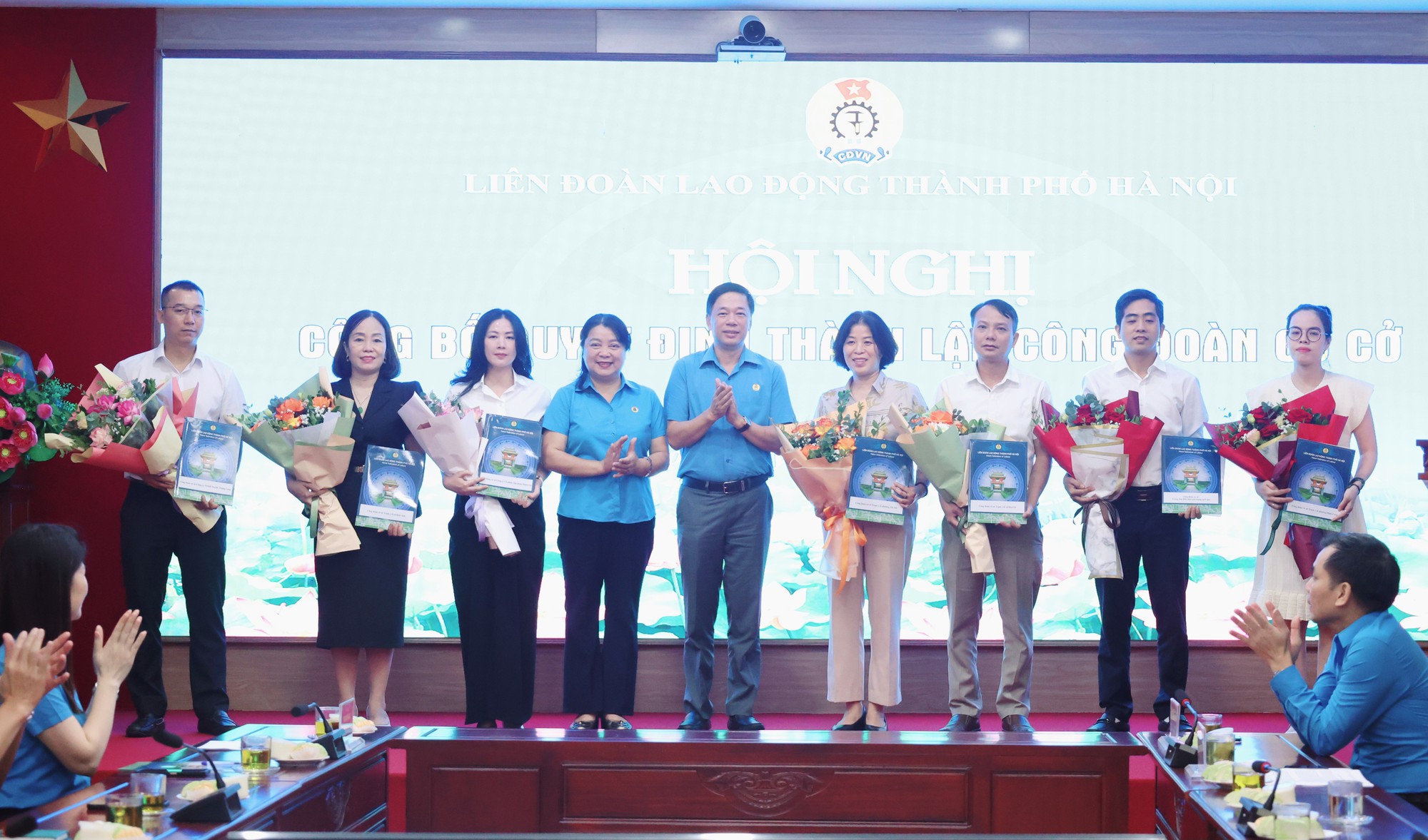 Liên đoàn Lao động thành phố Hà Nội thành lập 34 Công đoàn cơ sở- Ảnh 4.