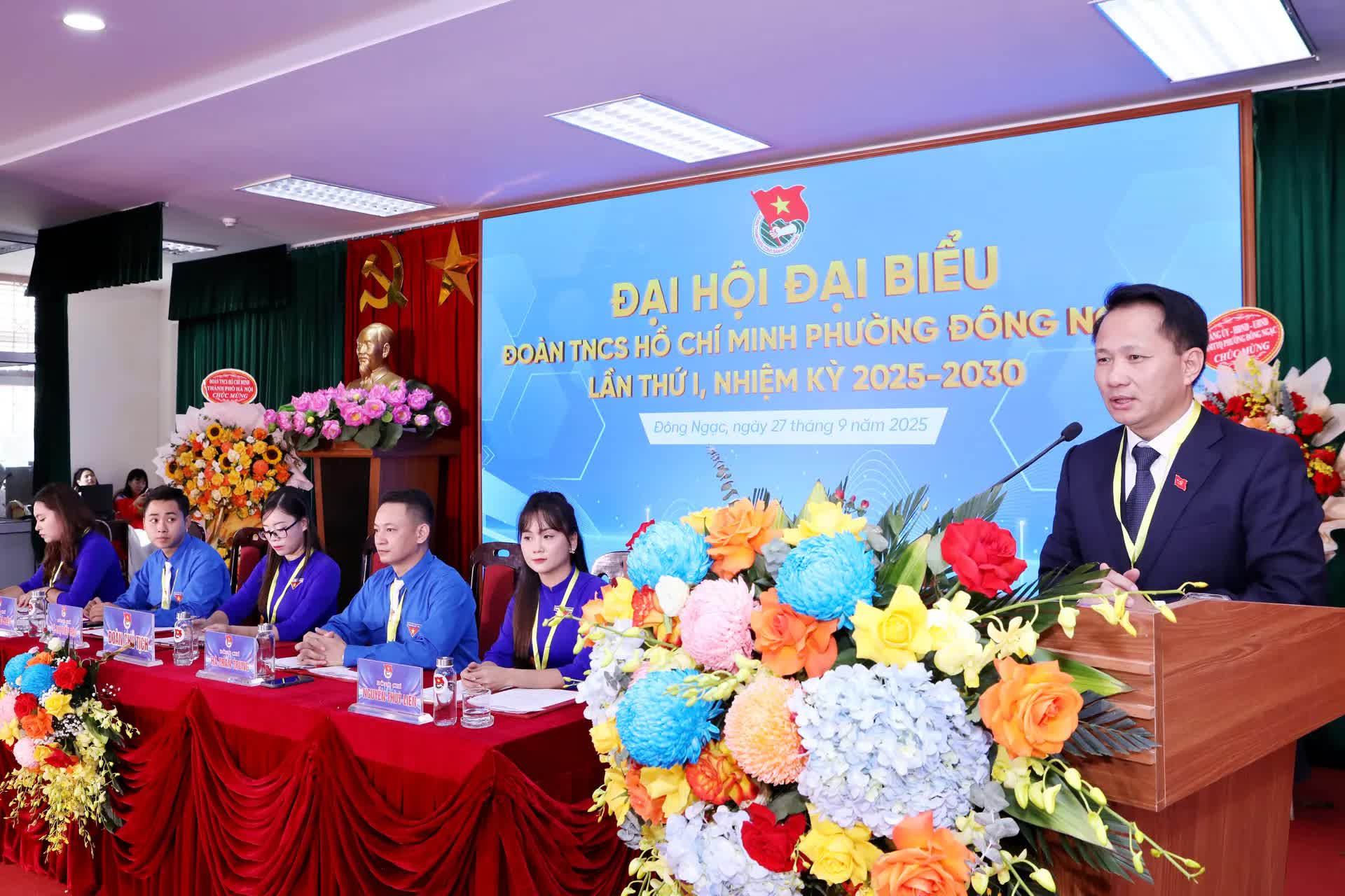 Đại hội đại biểu Đoàn TNCS Hồ Chí Minh phường Đông Ngạc lần thứ I thành công tốt đẹp- Ảnh 2.