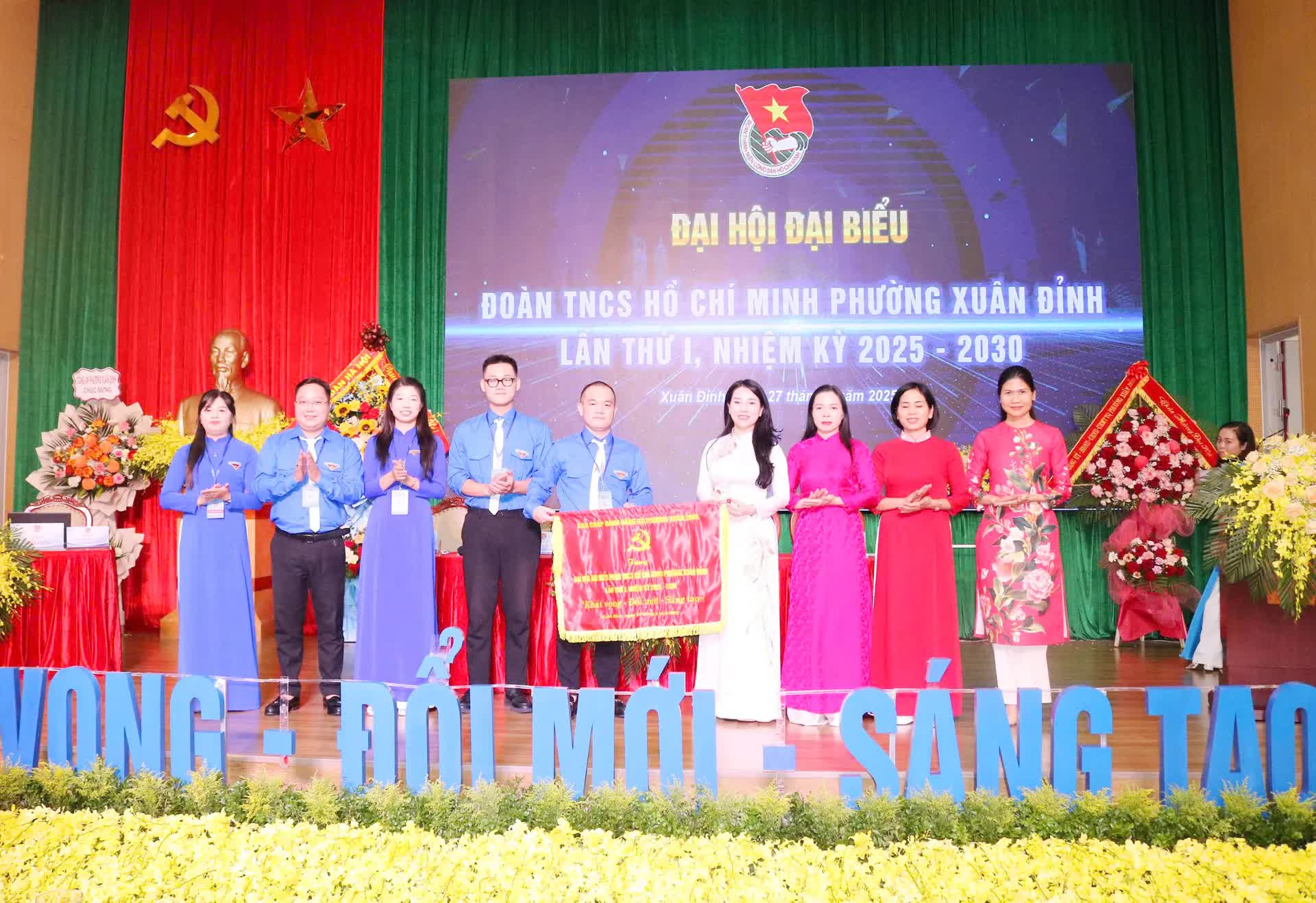 Đại hội đại biểu Đoàn TNCS Hồ Chí Minh phường Xuân Đỉnh lần thứ I thành công tốt đẹp- Ảnh 1.