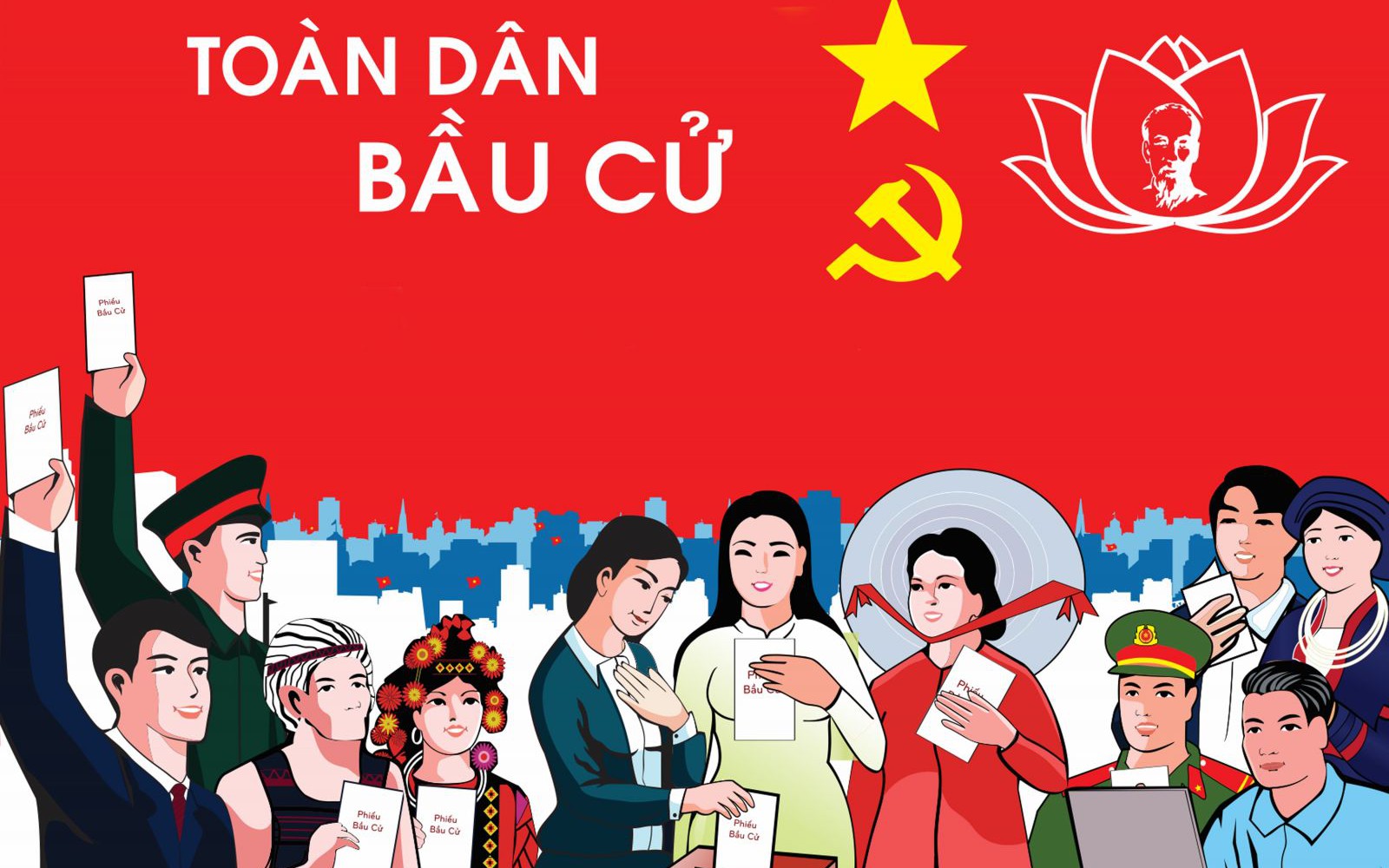 Cuộc bầu cử đại biểu Quốc hội khóa XVI và bầu cử đại biểu HĐND các cấp nhiệm kỳ 2026-2031 được tiến hành vào ngày 15/3/2026