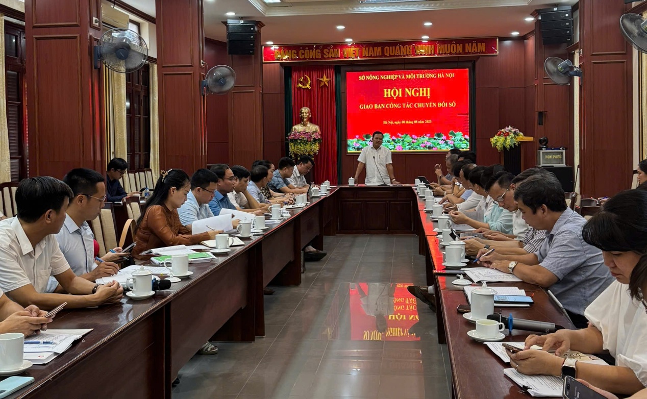 Sở Nông nghiệp và Môi trường Hà Nội tăng tốc chuyển đổi số: Quyết liệt, đồng bộ và hiệu quả- Ảnh 1.