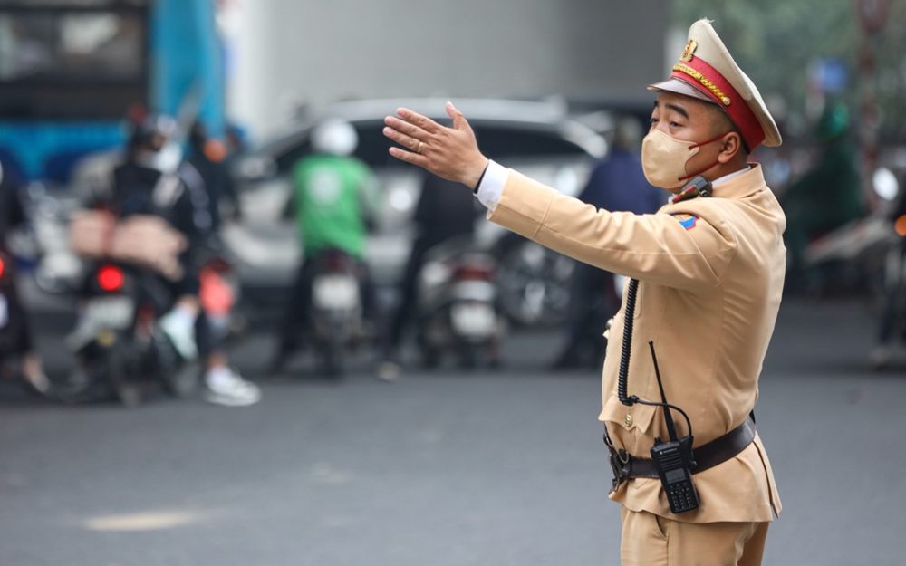 Hà Nội: Phân luồng giao thông phục vụ Triển lãm thành tựu kinh tế - xã hội đến hết 15/9