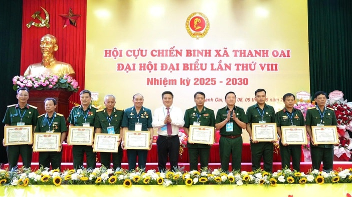 Đại hội đại biểu Cựu chiến binh Thanh Oai lần thứ VIII: Gắn kết, đổi mới, xây dựng xã giàu đẹp- Ảnh 5.
