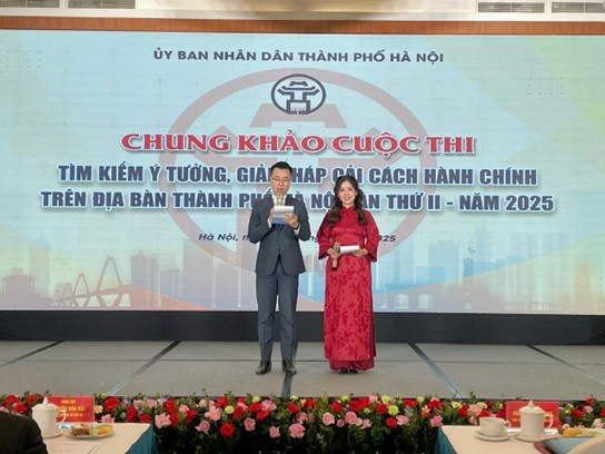 Phường Thượng Cát xuất sắc giành giải Nhất tập thể tại Cuộc thi Tìm kiếm ý tưởng, giải pháp CCHC thành phố Hà Nội lần thứ 2- Ảnh 1.