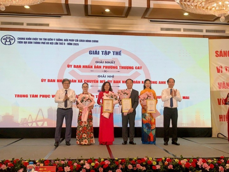 Phường Thượng Cát xuất sắc giành giải Nhất tập thể tại Cuộc thi Tìm kiếm ý tưởng, giải pháp CCHC thành phố Hà Nội lần thứ 2- Ảnh 2.