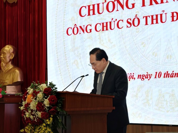 Sở Nội vụ tổ chức Chương trình tập huấn "Công chức số Thủ đô lĩnh vực công tác Nội vụ”- Ảnh 1.