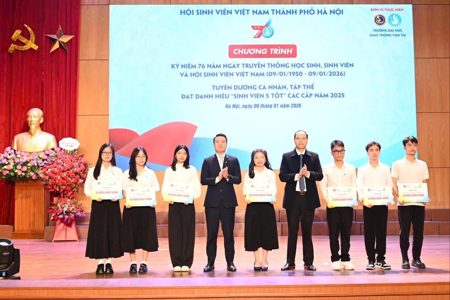 Vinh danh 140 gương "Sinh viên 5 tốt" và "Sao Tháng Giêng"- Ảnh 4.