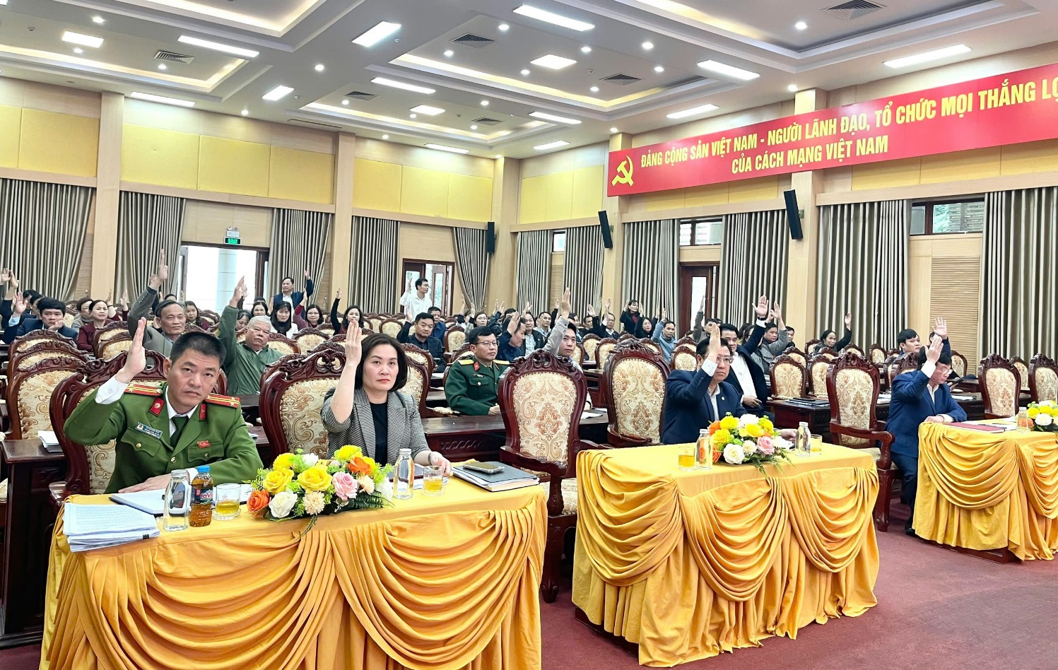 Hoài Đức tổ chức Hội nghị Ban lãnh đạo mở rộng giới thiệu người ứng đại biểu HĐND Thành phố và đại biểu HĐND xã- Ảnh 2.