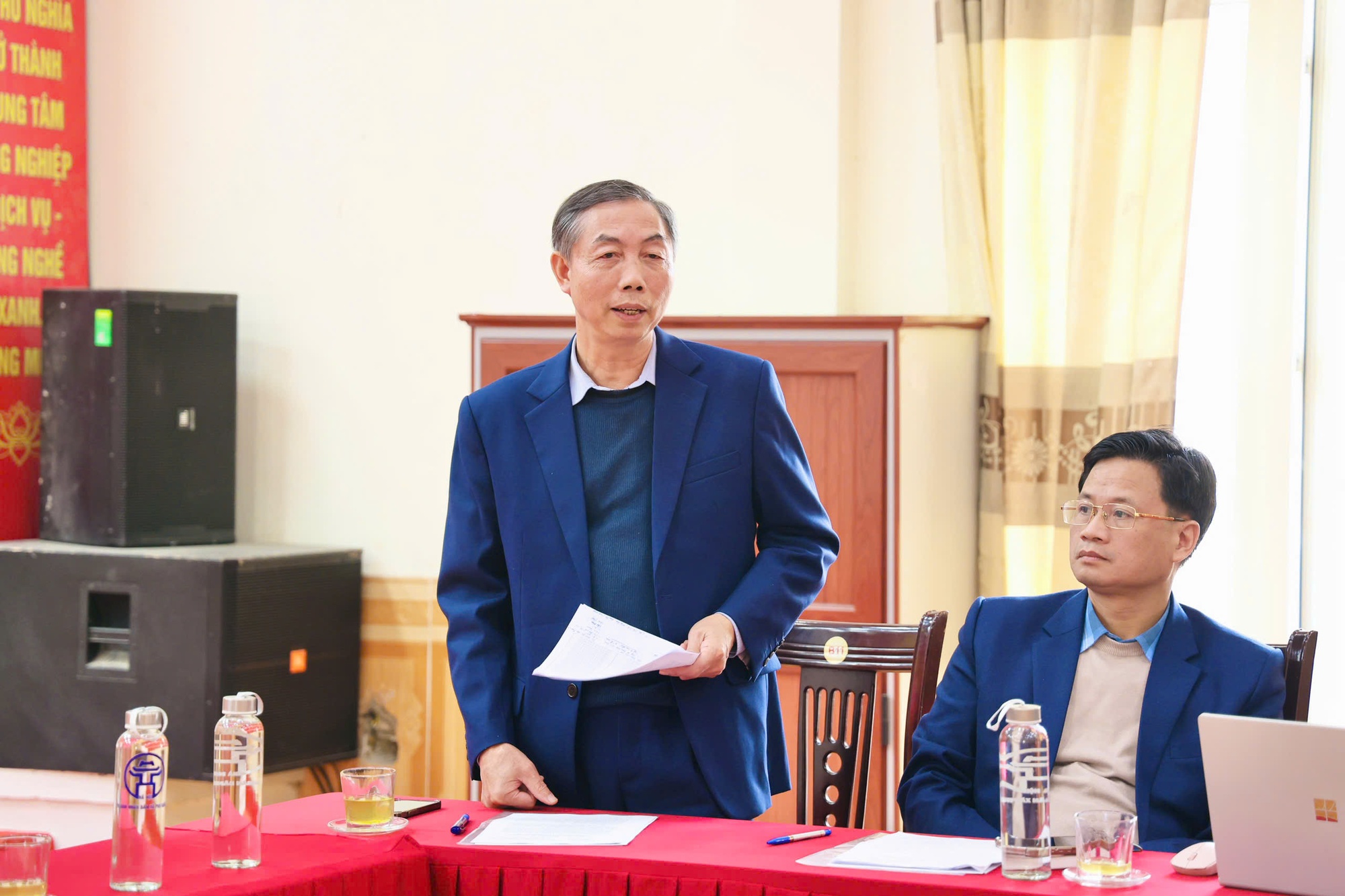 Đoàn kiểm tra liên ngành Thành phố: Kiểm tra quản lý giết mổ, vận chuyển, kinh doanh động vật tại xã Phú Nghĩa- Ảnh 3.