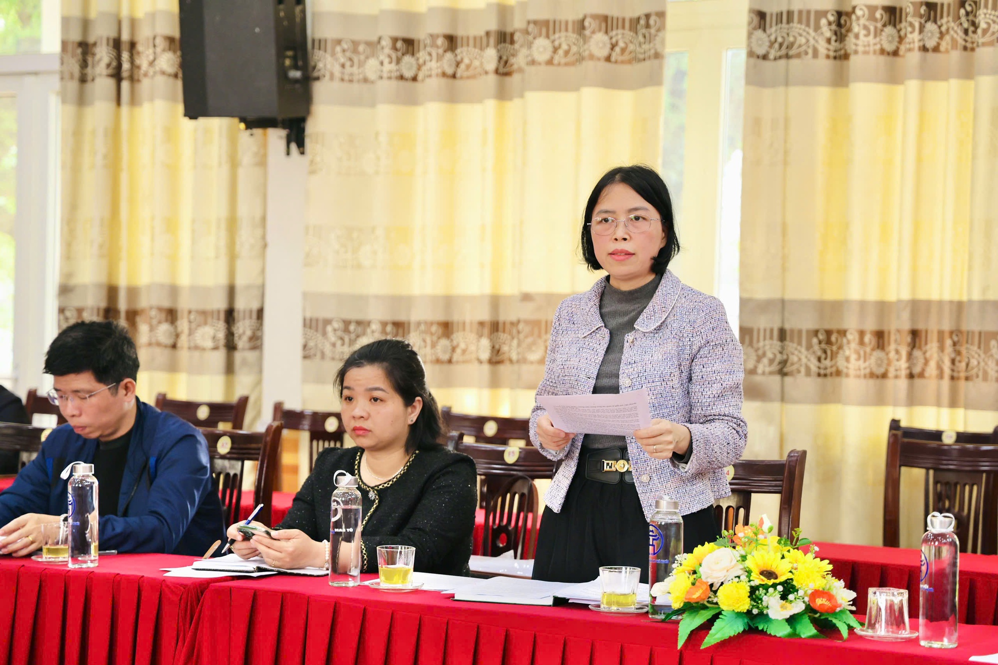 Đoàn kiểm tra liên ngành Thành phố: Kiểm tra quản lý giết mổ, vận chuyển, kinh doanh động vật tại xã Phú Nghĩa- Ảnh 2.