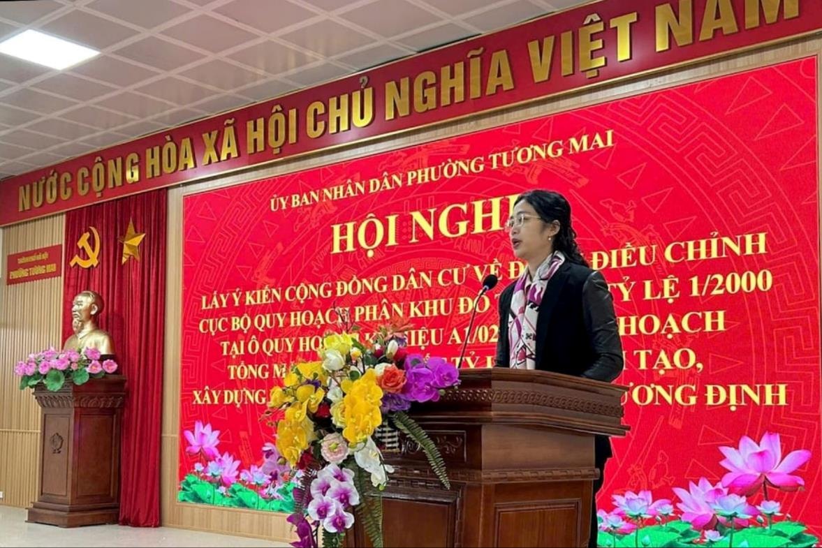 Phường Tương Mai lấy ý kiến cộng đồng dân cư về cải tạo, xây dựng lại và tái thiết Khu tập thể Trương Định- Ảnh 4.