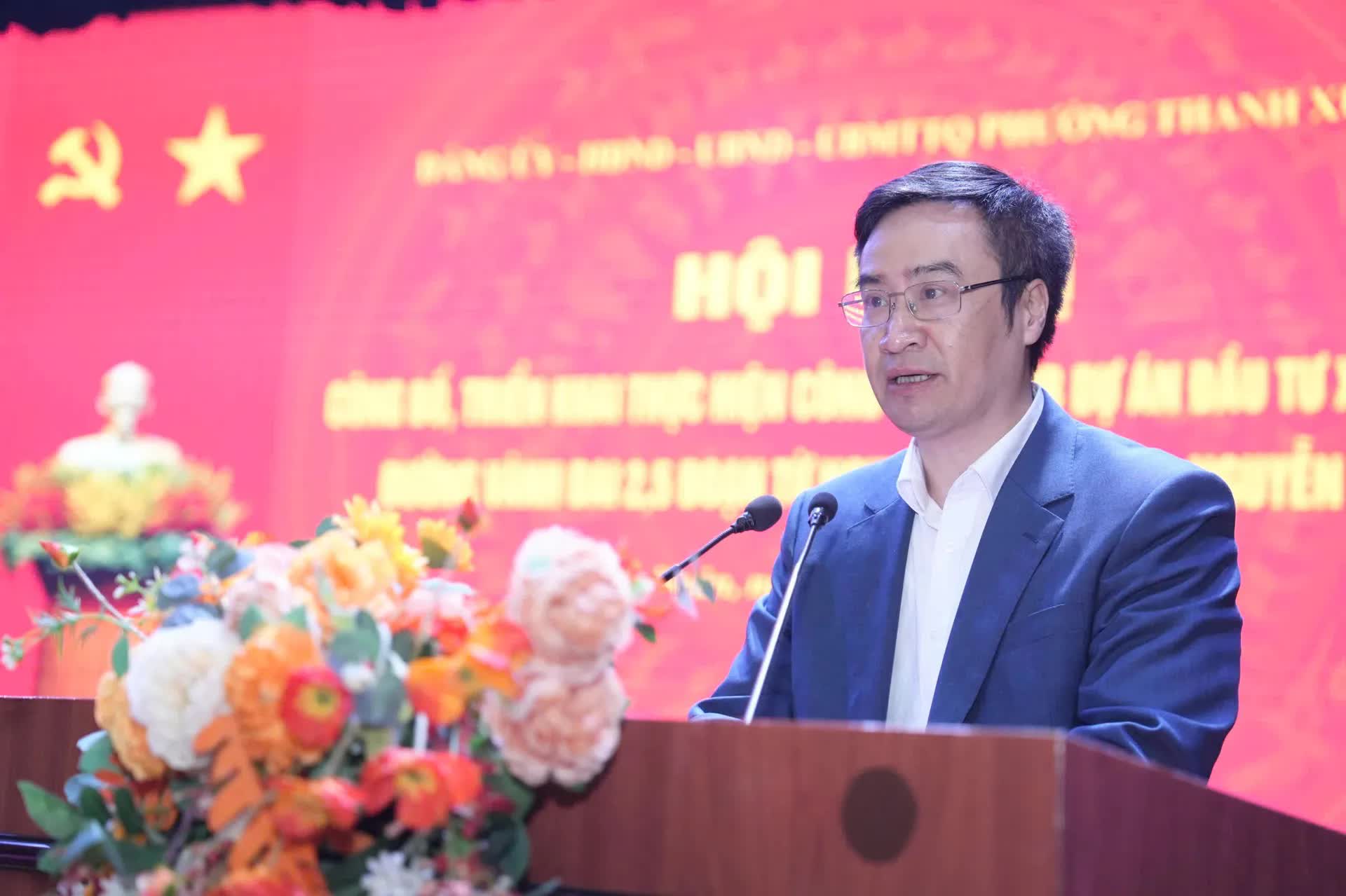 Phường Thanh Xuân công bố, triển khai thực hiện công tác giải phóng mặt bằng đường Vành đai 2,5- Ảnh 3.