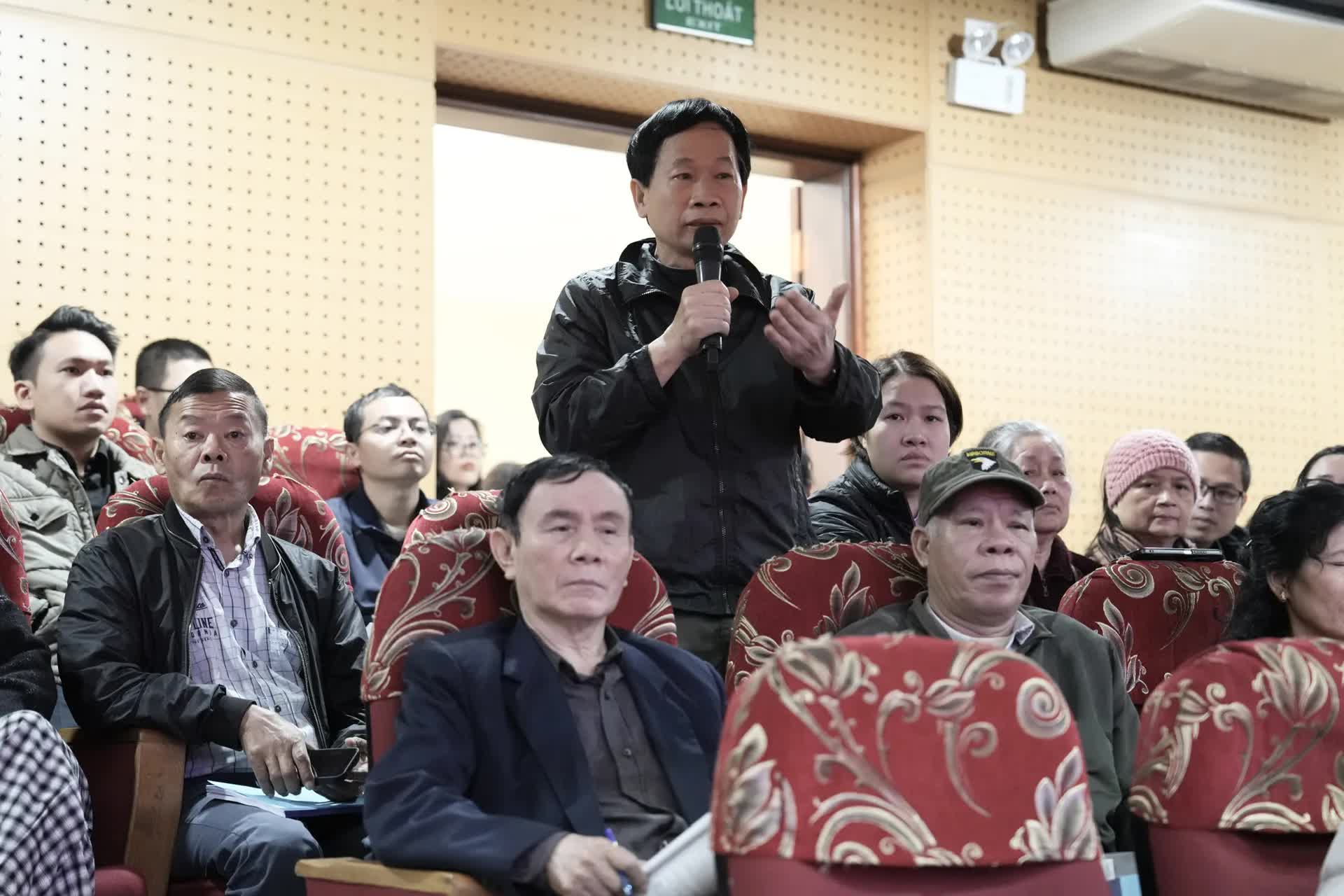 Phường Thanh Xuân công bố, triển khai thực hiện công tác giải phóng mặt bằng đường Vành đai 2,5- Ảnh 1.