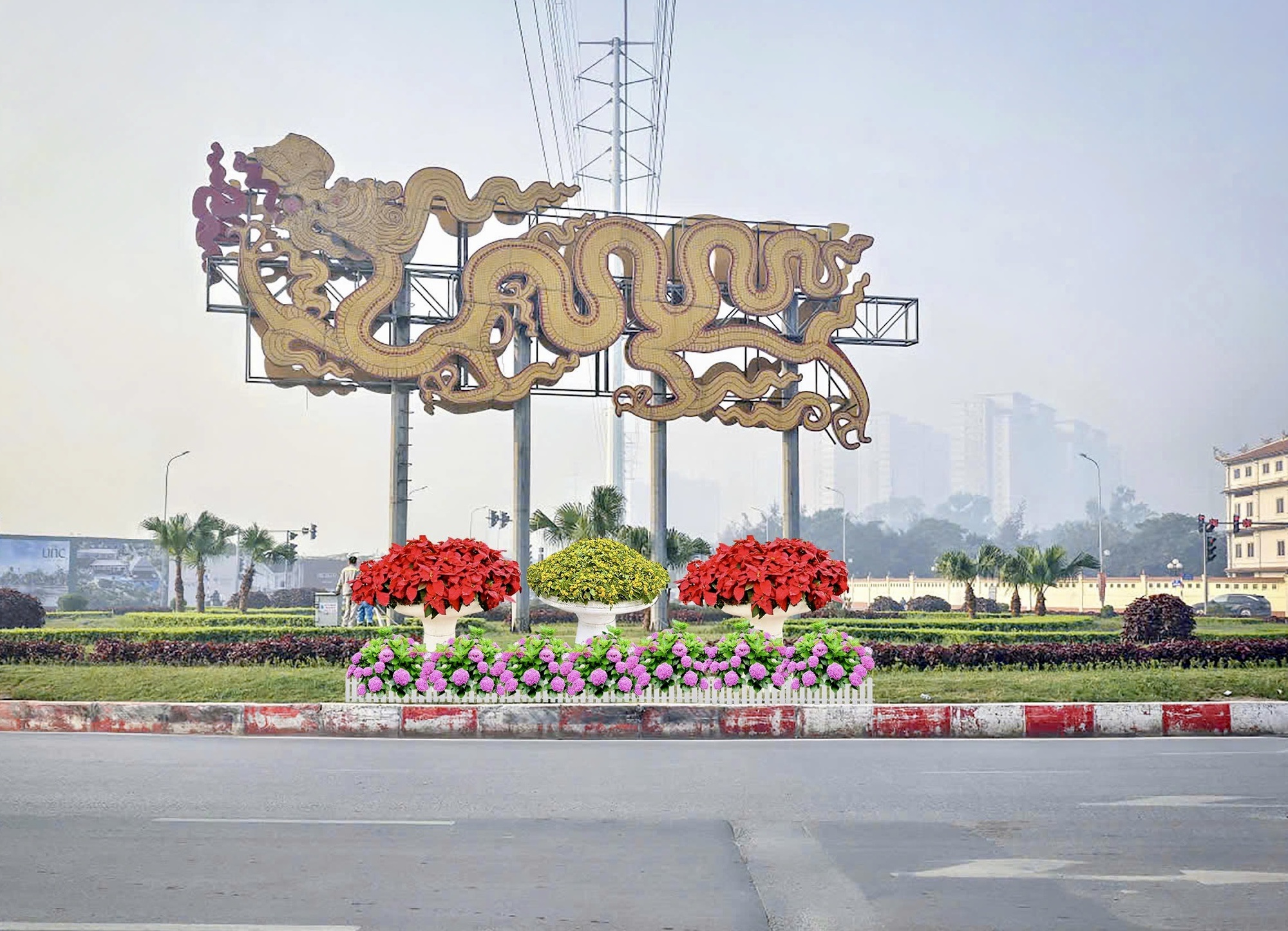 Rực rỡ cờ hoa chào mừng Đại hội Đảng toàn quốc lần thứ XIV- Ảnh 4.