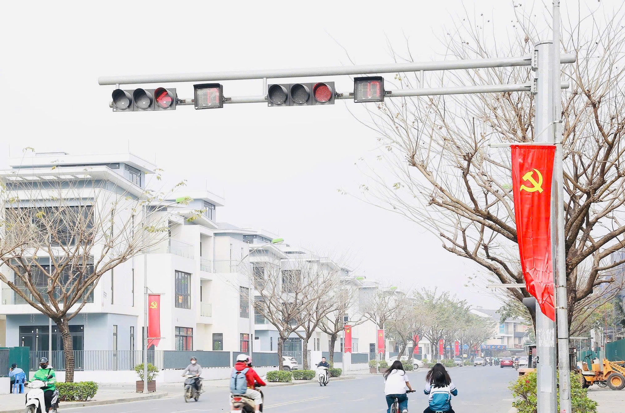 Rực rỡ cờ hoa chào mừng Đại hội Đảng toàn quốc lần thứ XIV- Ảnh 14.