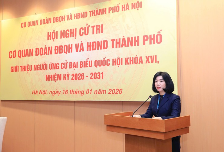 Hanoi nominates Phung Thi Hong Ha as candidate for 16th National Assembly- Ảnh 1.