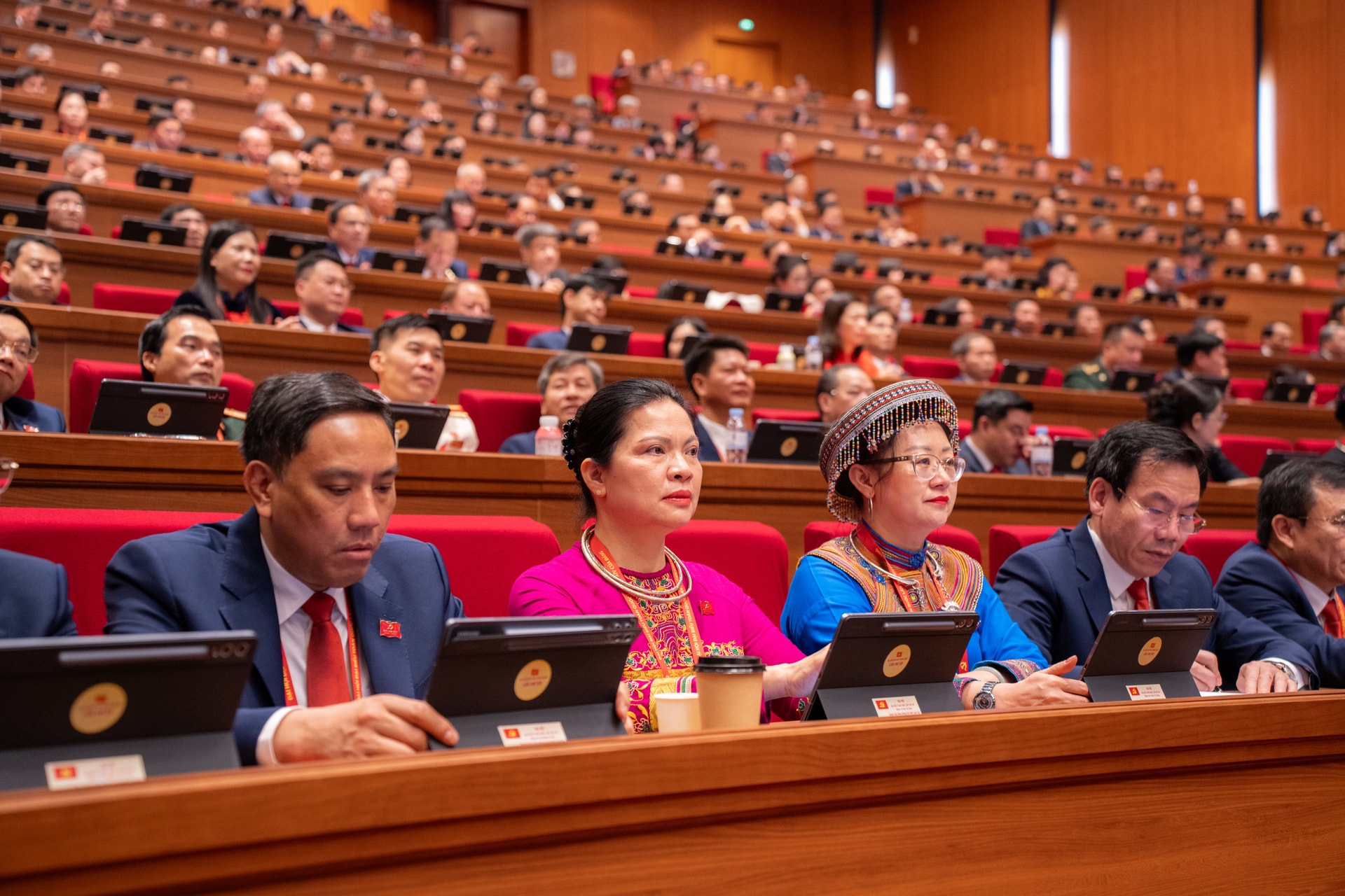 Toàn cảnh phiên khai mạc trọng thể Đại hội XIV của Đảng- Ảnh 10.