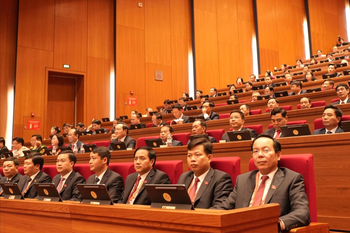 Toàn cảnh phiên khai mạc trọng thể Đại hội XIV của Đảng- Ảnh 13.