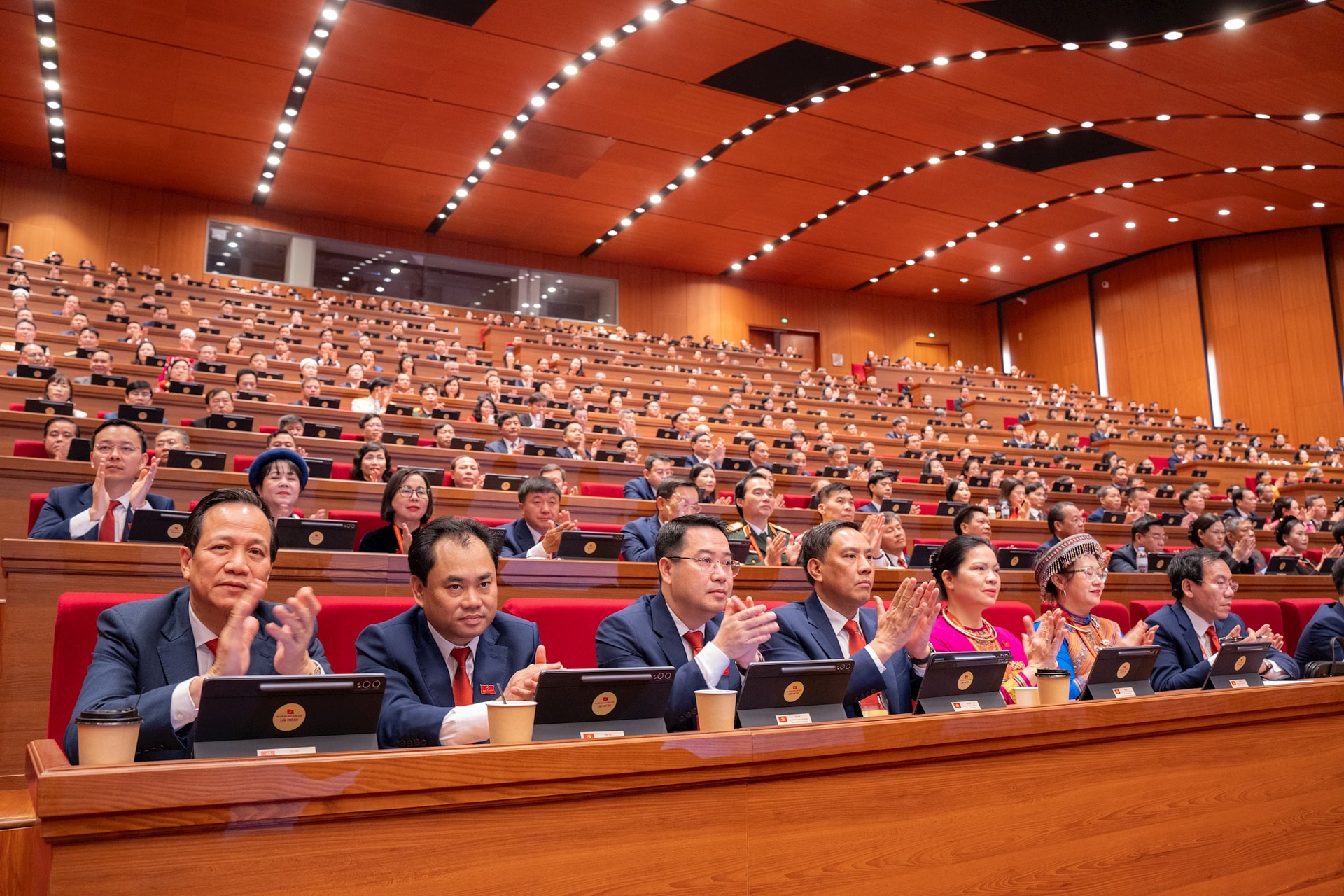 Toàn cảnh phiên khai mạc trọng thể Đại hội XIV của Đảng- Ảnh 15.