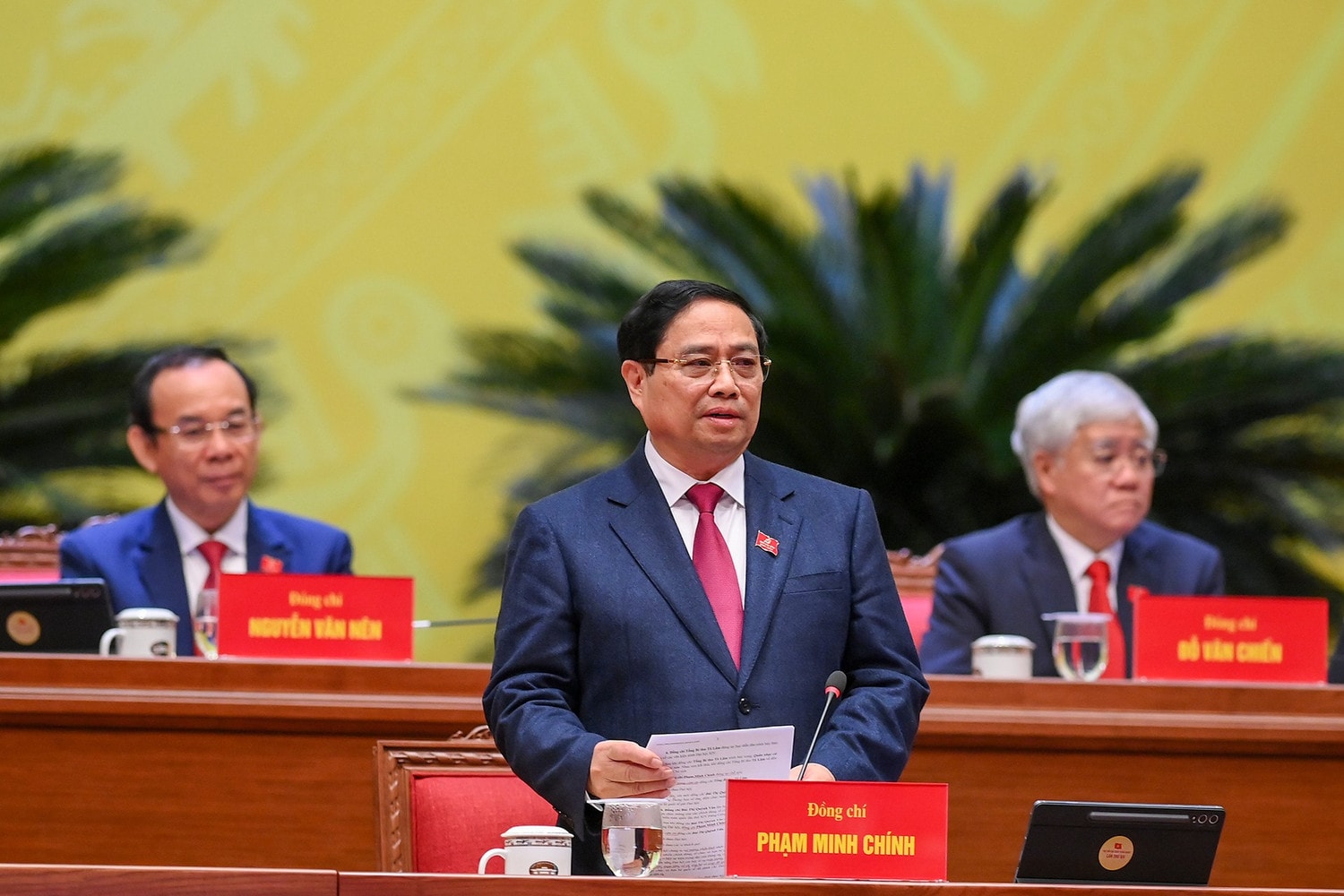 Toàn cảnh phiên khai mạc trọng thể Đại hội XIV của Đảng- Ảnh 6.