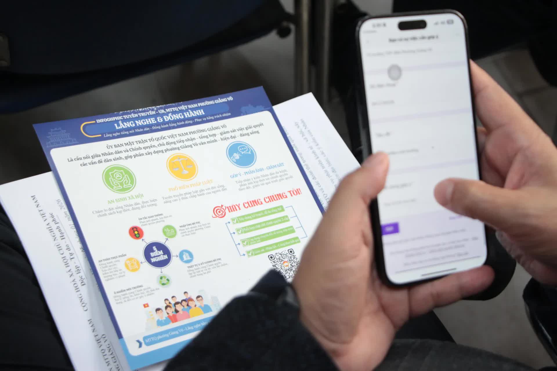 Phường Giảng Võ: Số hóa kênh lắng nghe, phản ánh ý kiến nhân dân- Ảnh 3.